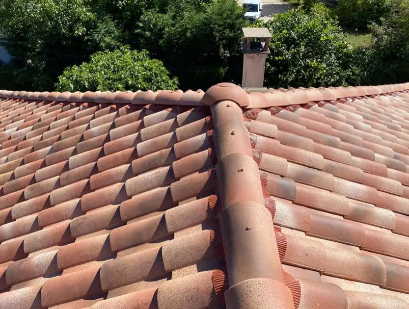 Nouvelle toiture en tuiles près de Montauban